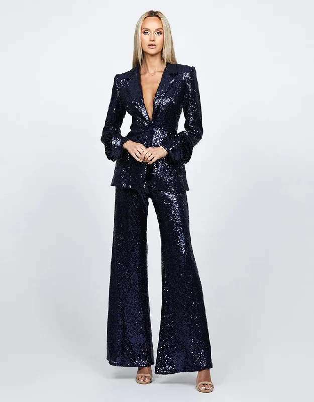 THALASSA SEQUIN PANT B68B15 High-Waist Jeans