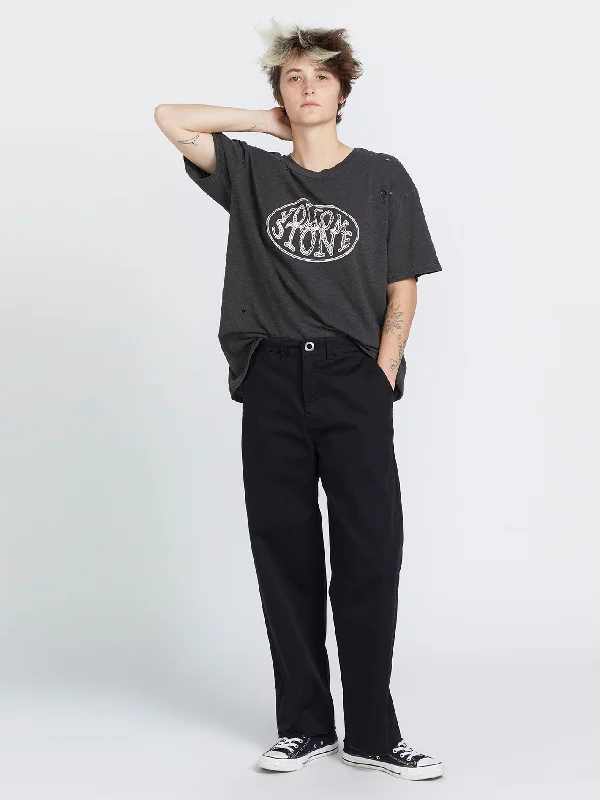 Thisthatthem Skate Pants - Black High-Waist Jeans