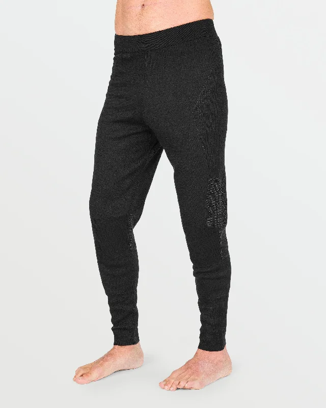 Mens Engineered Pants - Black Fashionable Jogger Pants
