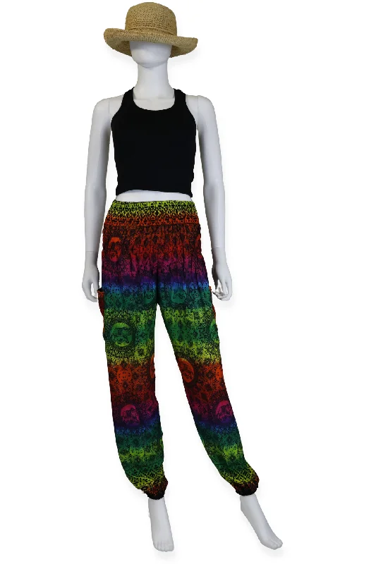 Tie dye Harem Pants Boho Baggy Hippie Elephant Yoga Pants Smocked Waist Chic Slim Fit Pants Tie dye Harem Pants Boho Baggy Hippie Elephant Yoga Pants Smocked Waist Chic Slim Fit Pants