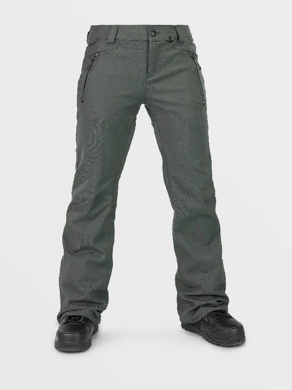 Womens Species Stretch Pants - Eucalyptus Elegant High-Waist Pants