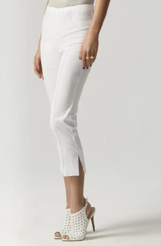Verge - Acrobat 7/8 Pant - White Stylish Casual Pants