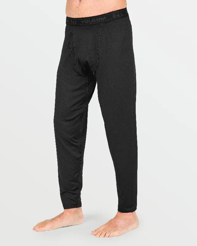 Mens V-Science Pants - Black High-Waist Trousers