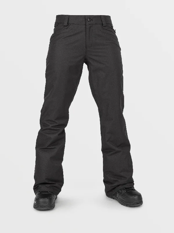 Womens Hallen Pants - Black Casual Drawstring Pants