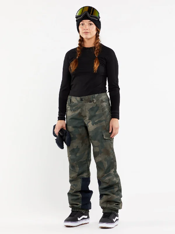 Womens Wildling Pants - Cloudwash Camo Comfortable Pleated Pants