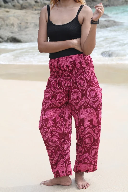 Harem Pants Women Unisex Comfy Boho Baggy Yoga Pants Thai Rayon Elephant Pant Chic Capri Pants Harem Pants Women Unisex Comfy Boho Baggy Yoga Pants Thai Rayon Elephant Pant Chic Capri Pants