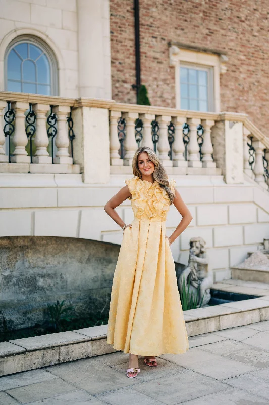 Alexandra Dress - Yellow