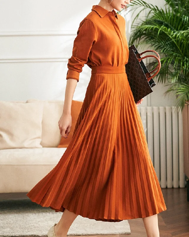 Yui dress (ready stock in bronze (L&XL)/ 2 colours)