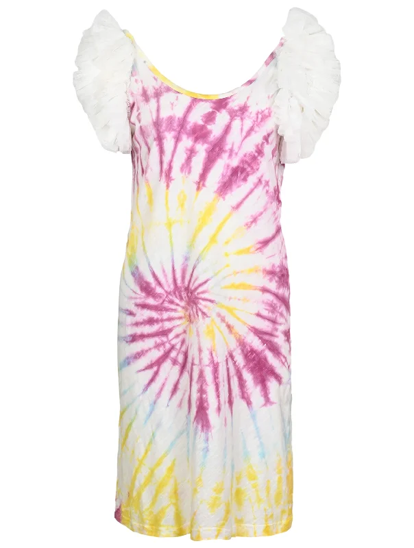 Biarritz Short Tule Dress Tie Dye Ice Cream