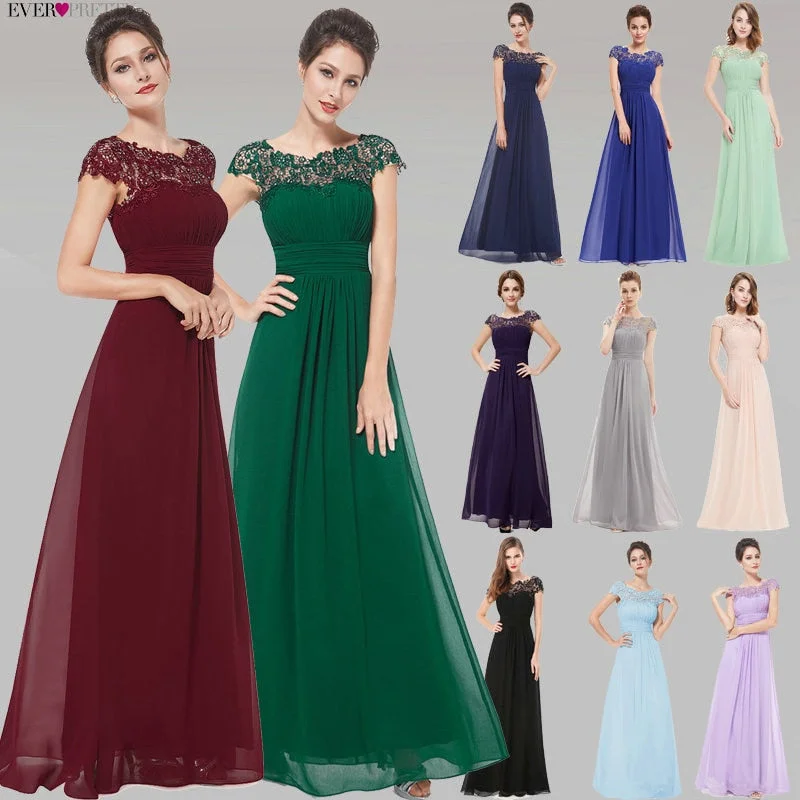 Evening Dresses Fashion Ever Pretty Purple EP09993 Chiffon Open Back Elegant Long 2020 High Quality Formal Occasion Party Gowns