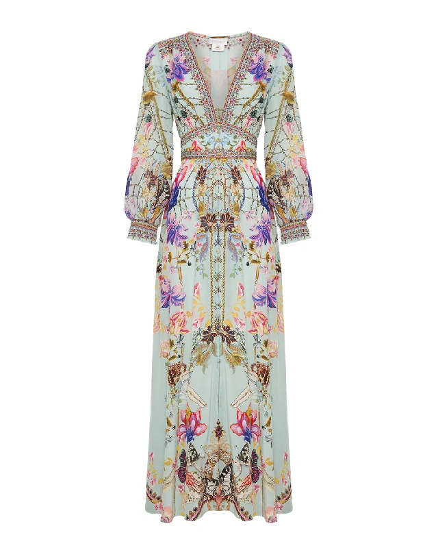 Button Dress with Shaped Waistband | Love Web