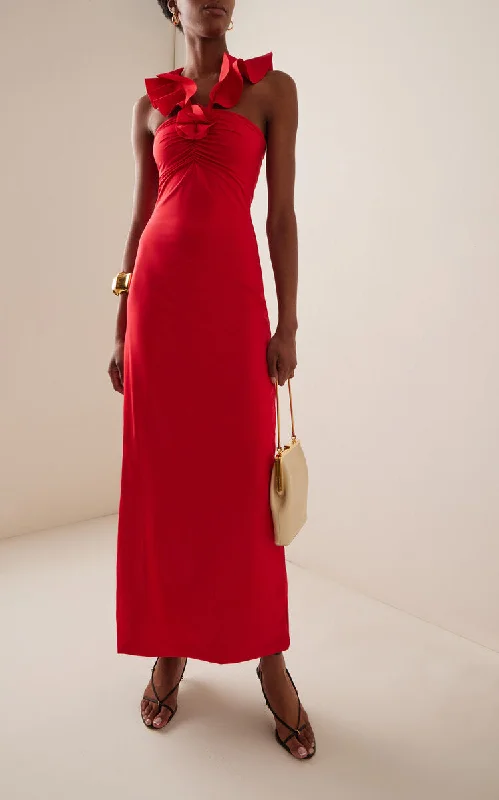Maygel Coronel Sortilegio Dress Red