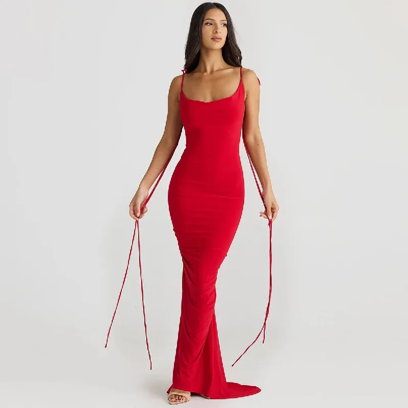 Mirella Maxi Dress Comfortable Satin Maxi Dress