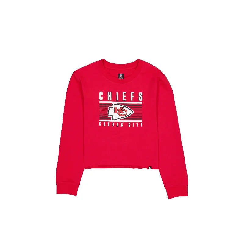 Kansas City Chiefs Active Women's Long Sleeve T-Shirt Collared Crew Neck Turtle Neck