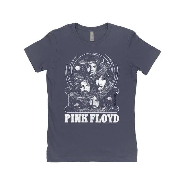 Pink Floyd Womens/Ladies Group Oversized T-Shirt Chenille Blend Fleece Blend Nylon Blend Pink Floyd Womens/Ladies Group Oversized T-Shirt Chenille Blend Fleece Blend Nylon Blend
