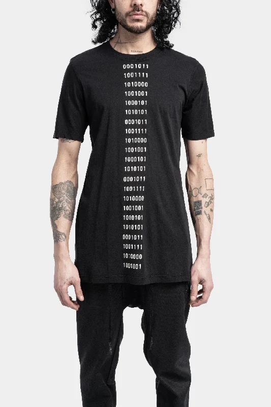 TS5 - T-shirt, Binary Code Mesh Blend Leather Blend Suede Blend