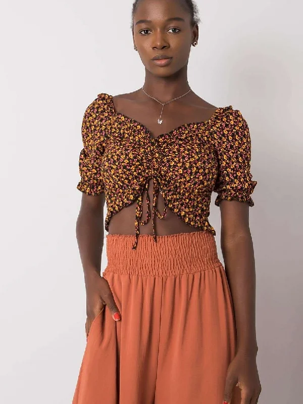 Blouse Rue Paris Double-Layered Blouse
