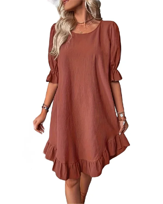Linda Charm Mini Dress Fashionable A-Line Mini Dress