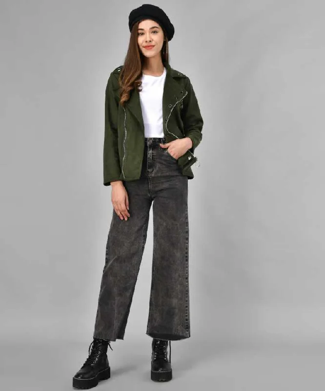 TANDUL Full Sleeve Solid Women Jacket Elasticated Jacket Padded Jacket Insulated Jacket TANDUL Full Sleeve Solid Women Jacket Elasticated Jacket Padded Jacket Insulated Jacket