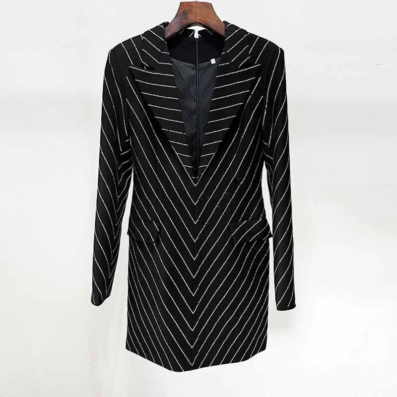 Long Sleeve Crystal Blazer Mini Dress Black Rhinestone V-Neck Dress Trendy Tie-Dye Mini Dress Long Sleeve Crystal Blazer Mini Dress Black Rhinestone V-Neck Dress Trendy Tie-Dye Mini Dress