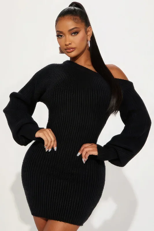 Blue Zone Planet |  Sweater Knit Mini Dress Trendy Bodycon Mini Dress