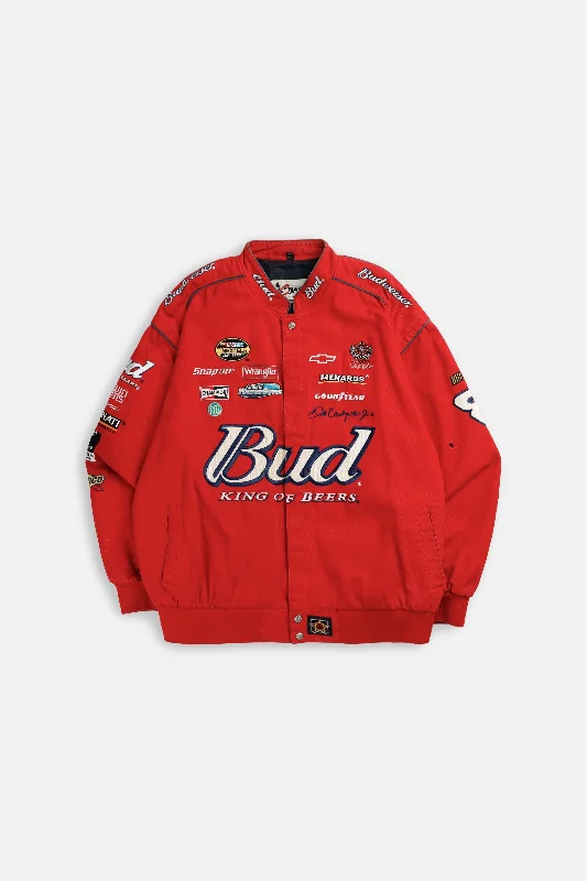 Vintage Racing Jacket - XXXL Boat Neck Shawl Collar Notched Collar