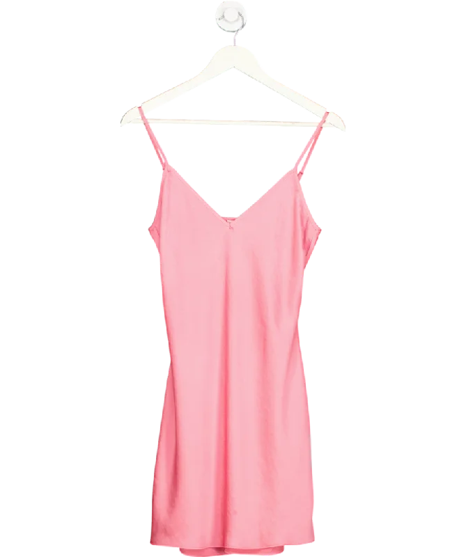 Wilfred Pink Only Slip Mini Dress UK S Fashionable Polka Dot Mini Dress