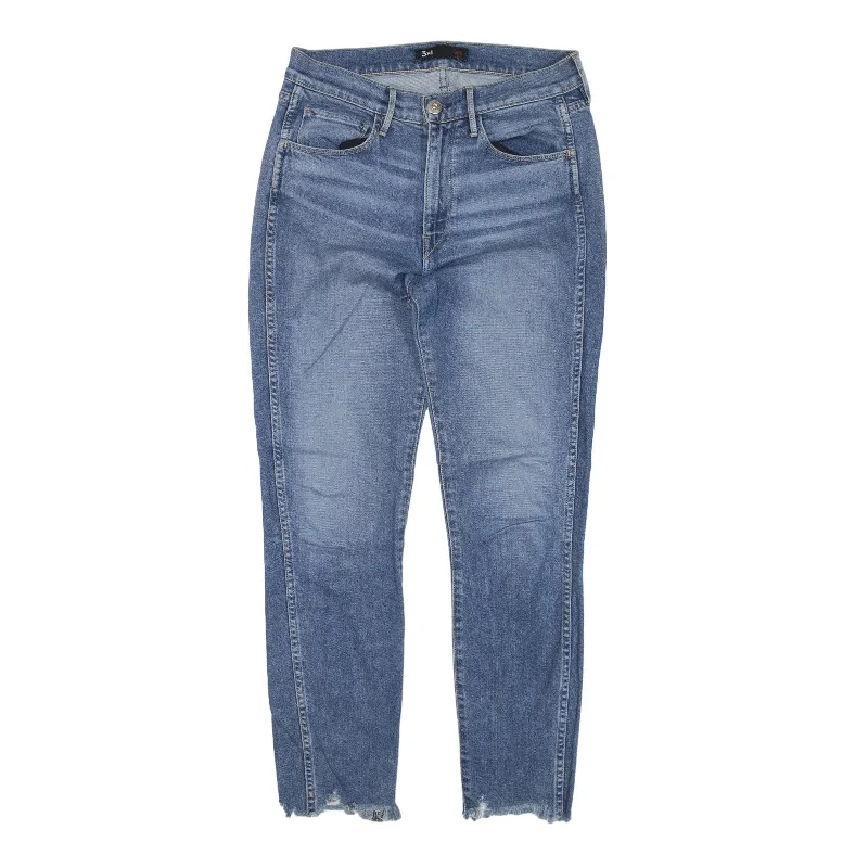 3X1 Jeans Blue Denim Slim Skinny Womens W27 L27 Trendy Low-Rise Bootcut Jeans