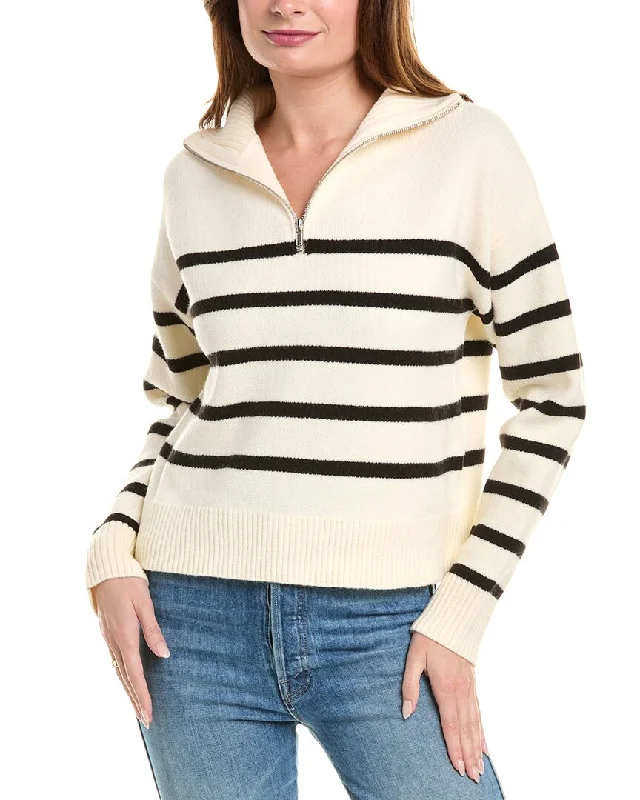 Aiden Zip-Up Sweater Zippered Buttoned Snapped