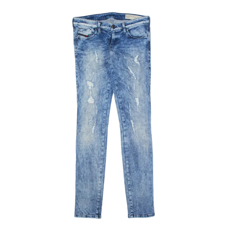 DIESEL Distressed Skinzee Low Jeans Blue Denim Slim Skinny Acid Wash Womens W28 L32 Classic Black Denim Jeans DIESEL Distressed Skinzee Low Jeans Blue Denim Slim Skinny Acid Wash Womens W28 L32 Classic Black Denim Jeans