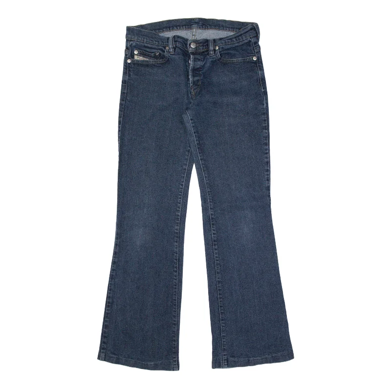 DIESEL Jeans Blue Denim Slim Bootcut Womens W28 L29 Fashionable Mom Jeans