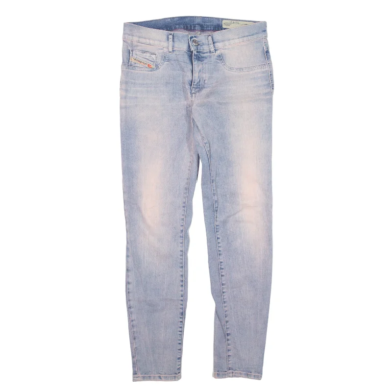 DIESEL Low Waist Jeans Pink Denim Slim Jegging Acid Wash Womens W27 L27 Comfortable Stretch Denim Jeans DIESEL Low Waist Jeans Pink Denim Slim Jegging Acid Wash Womens W27 L27 Comfortable Stretch Denim Jeans