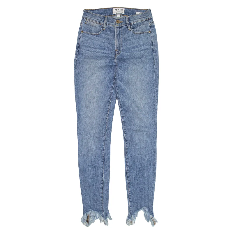 FRAME Le High Jeans Blue Denim Slim Skinny Womens W25 L27 Fashionable Vintage Wash Jeans FRAME Le High Jeans Blue Denim Slim Skinny Womens W25 L27 Fashionable Vintage Wash Jeans