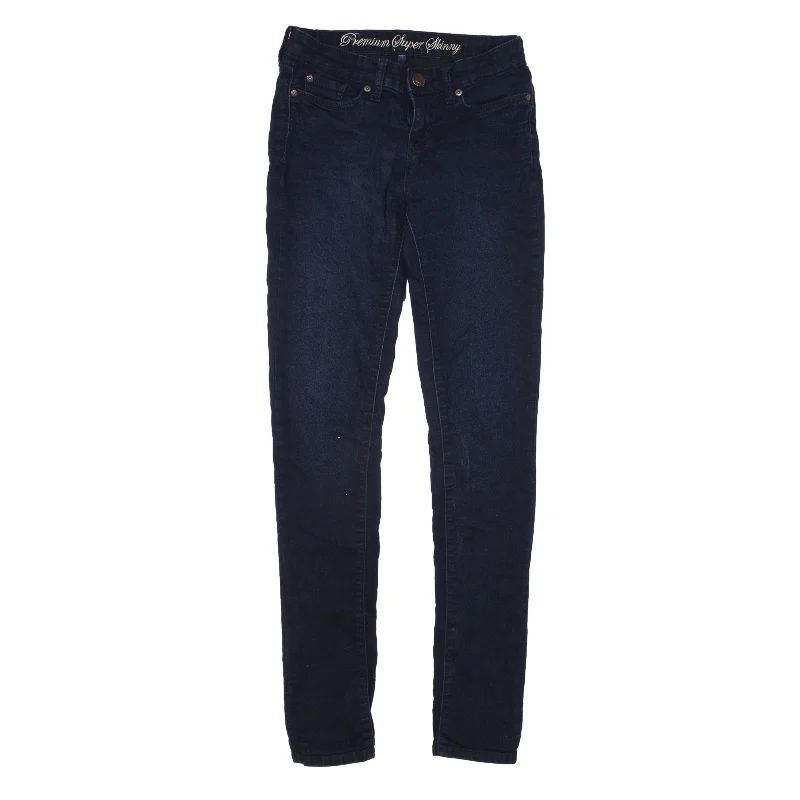 GAP Jeans Blue Denim Slim Jegging Womens W26 L31 Elegant Skinny Leg Jeans