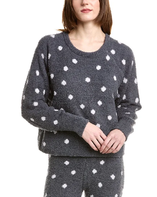 Honeydew Intimates Snow Angel Sweater Cable Knit Ribbed Knit Lace Knit