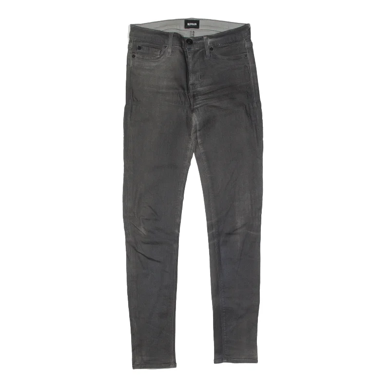 HUDSON Jeans Grey Denim Slim Skinny Womens W26 L30 Trendy Layered Pocket Jeans