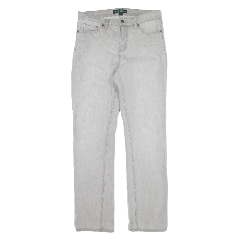 LAUREN RALPH LAUREN Jeans Grey Denim Regular Straight Womens W30 L30 Stylish Paperbag Waist Denim LAUREN RALPH LAUREN Jeans Grey Denim Regular Straight Womens W30 L30 Stylish Paperbag Waist Denim