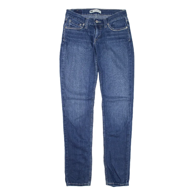 LEVI'S 524 Superlow Jeans Blue Denim Slim Skinny Womens W28 L31 Casual Skinny Fit Jeans LEVI'S 524 Superlow Jeans Blue Denim Slim Skinny Womens W28 L31 Casual Skinny Fit Jeans