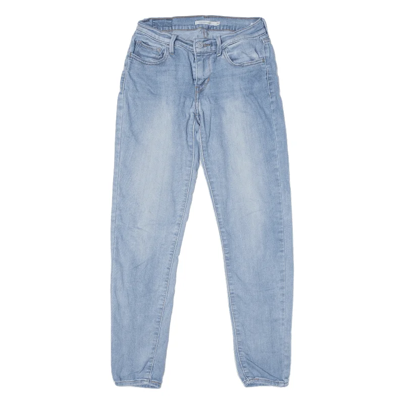 LEVI'S 710 Jeans Blue Denim Slim Skinny Womens W27 L30 Cozy Stretch High-Waist Jeans LEVI'S 710 Jeans Blue Denim Slim Skinny Womens W27 L30 Cozy Stretch High-Waist Jeans