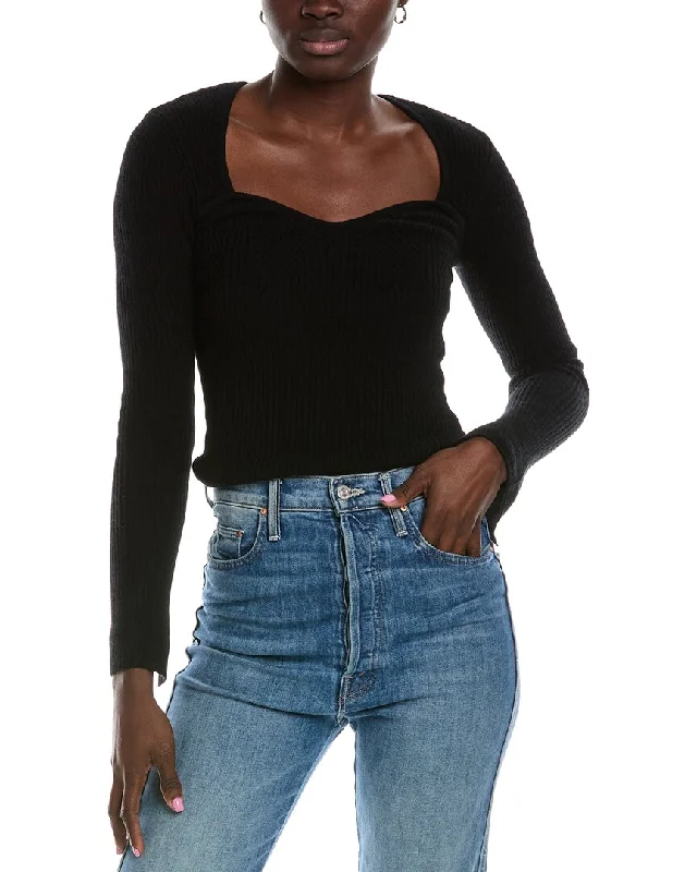 Lyra & Co Cashmere & Wool-Blend Sweater Mesh Fabric Canvas Fabric Denim Fabric