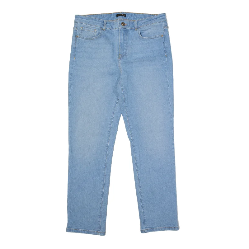 MASSIMO DUTTI Jeans Blue Denim Slim Straight Womens W32 L27 Trendy Skinny High-Waist Jeans MASSIMO DUTTI Jeans Blue Denim Slim Straight Womens W32 L27 Trendy Skinny High-Waist Jeans