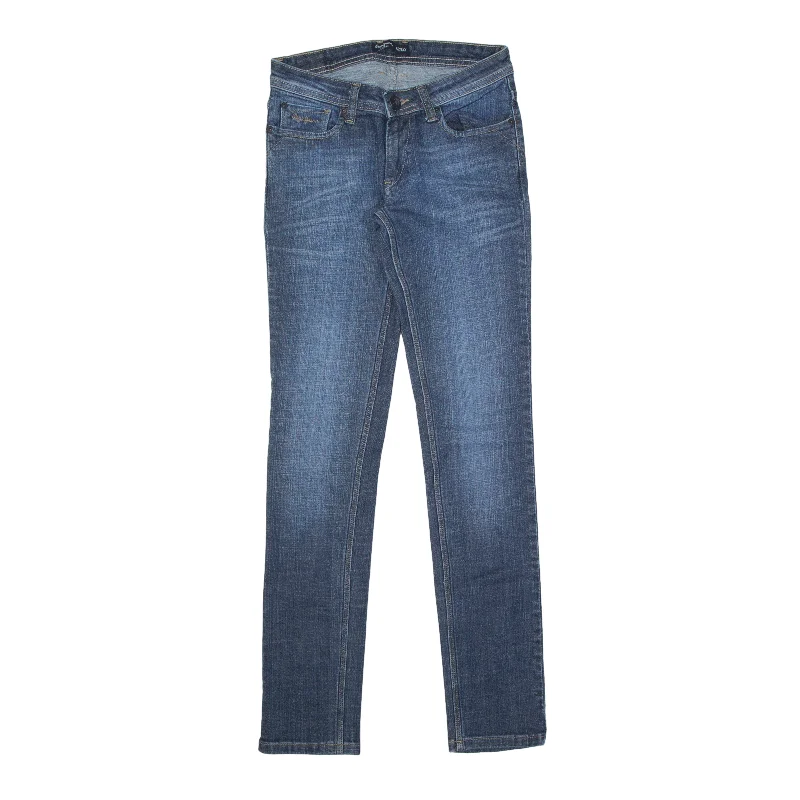 PEPE JEANS Frsiky Jeans Blue Denim Slim Straight Stone Wash Womens W26 L31 Classic Slim Fit Jeans PEPE JEANS Frsiky Jeans Blue Denim Slim Straight Stone Wash Womens W26 L31 Classic Slim Fit Jeans