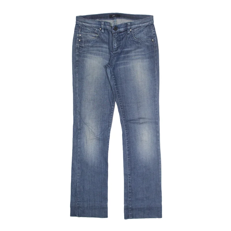 PHARD Diamante Jeans Blue Denim Regular Straight Stone Wash Womens W32 L33 Trendy Bootcut High-Waisted Jeans PHARD Diamante Jeans Blue Denim Regular Straight Stone Wash Womens W32 L33 Trendy Bootcut High-Waisted Jeans