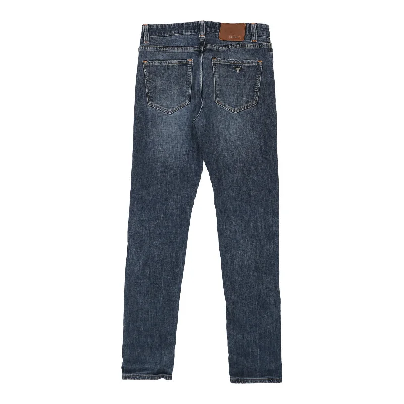 Prada Jeans - 30W UK 8 Blue Cotton Stylish Shredded Denim Jeans