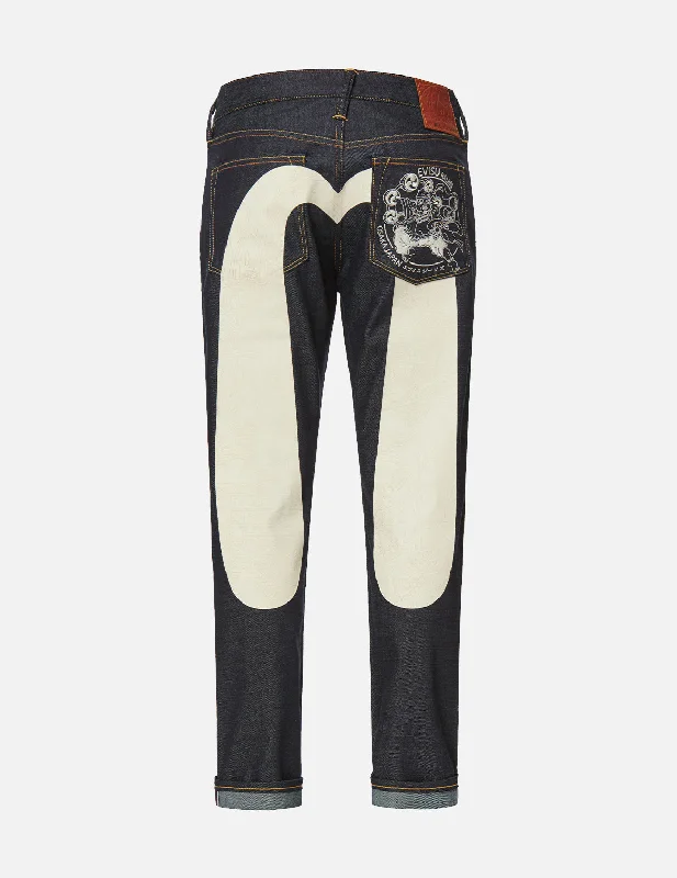 Raijin Embroidered Pocket Daicock Carrot Fit Jeans #2017 Stylish Tapered Fit Jeans