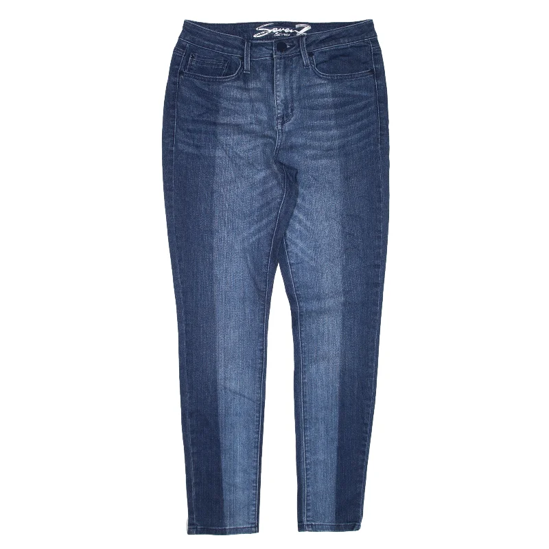SEVEN7 Jeans Blue Denim Slim Skinny Womens W29 L29 Stylish Slim Fit Denim