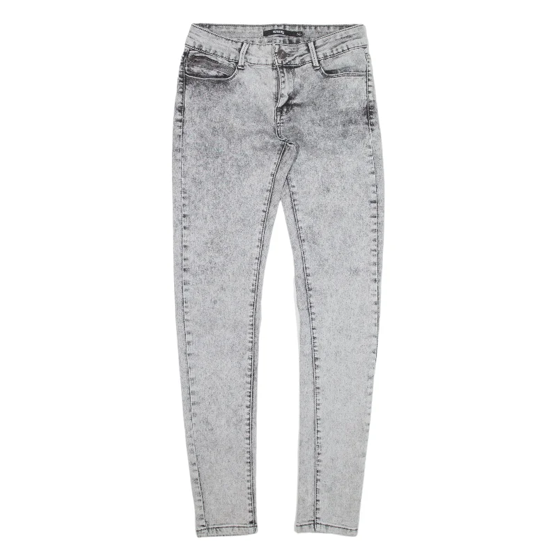 SINSAY Jeans Grey Denim Slim Jegging Acid Wash Womens W26 L29 Stylish Tapered Fit Jeans SINSAY Jeans Grey Denim Slim Jegging Acid Wash Womens W26 L29 Stylish Tapered Fit Jeans