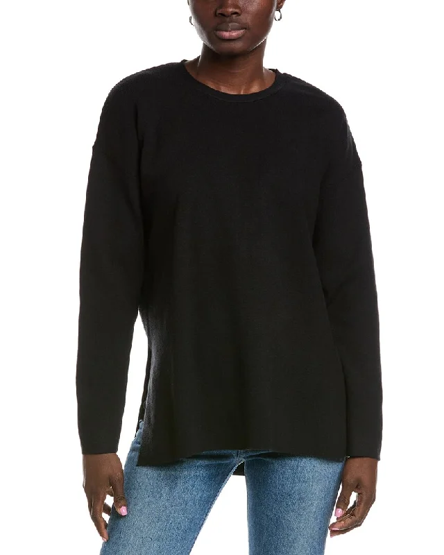 Splendid Silva Crew Neck Sweater Fitted Slim Tailored