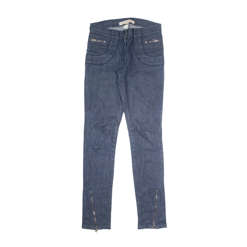 STELLA MCCARTNEY H&M Zip Ankle Jeans Blue Denim Slim Skinny Womens W28 L30 Cozy Relaxed Fit Jeans STELLA MCCARTNEY H&M Zip Ankle Jeans Blue Denim Slim Skinny Womens W28 L30 Cozy Relaxed Fit Jeans