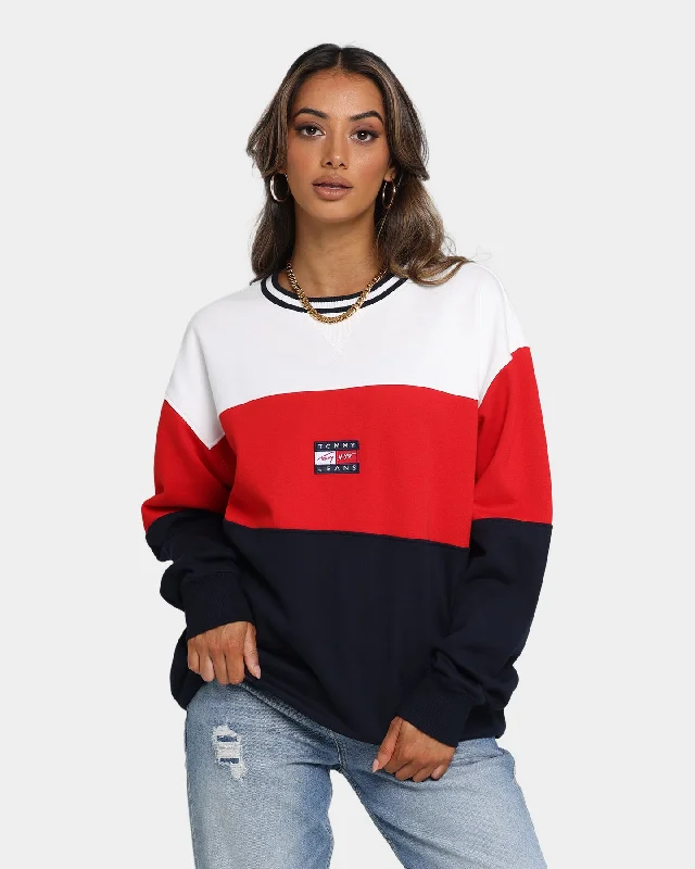 Tommy Jeans Street Archives Crew Desert Sky Fashionable Raw Hem Bootcut Jeans
